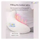 Maternity Pillow/Dual Pregnancy Wedge Pillows for Back & Belly Support - white pregnancy pillow - NeonateCare India