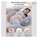Maternity Pillow/Dual Pregnancy Wedge Pillows for Back & Belly Support - Green pregnancy pillow - NeonateCare India