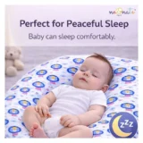 Baby Nest Soft Lounger for Newborns and Infants- Blue and Red Lion Print - NeonateCare India