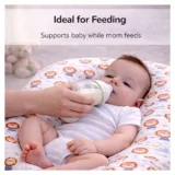 Baby Nest Soft Lounger for Newborns and Infants - Cream lion lounger for baby - NeonateCare India