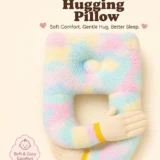Baby Hugging Pillow for Head Shaping|Neck Support New Born Baby Infant Soft,Plush Pillow - RainBow Fur Peach Hand Hugging Pilllow - NeonateCare India
