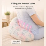 Maternity Pillow/Dual Pregnancy Wedge Pillows for Back & Belly Support - Puppy's cake pregnancy pillow - NeonateCare India