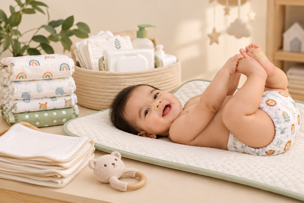 Diapering